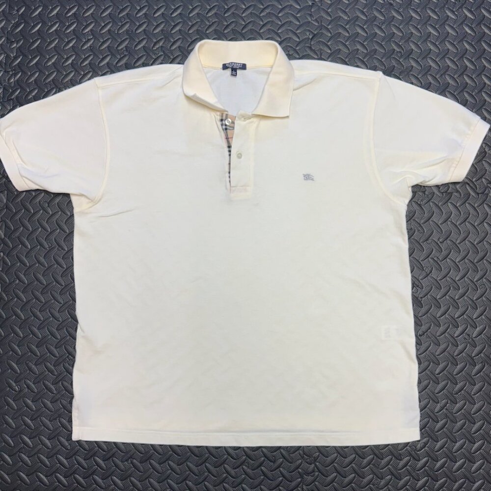 BURBERRY Light Yellow Polo